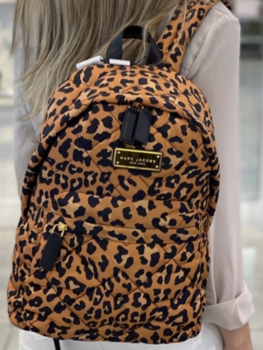 Marc Jacobs Leopard-Print Mini Backpack - Brown & Black. BRAND NEW CONDITION - Picture 2 of 11
